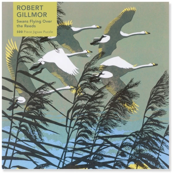 Bookshop Knygyno dėlionė suaugusiems Robert Gillmor: Gulbės, skraidančios virš nendrių (500 detalių)
