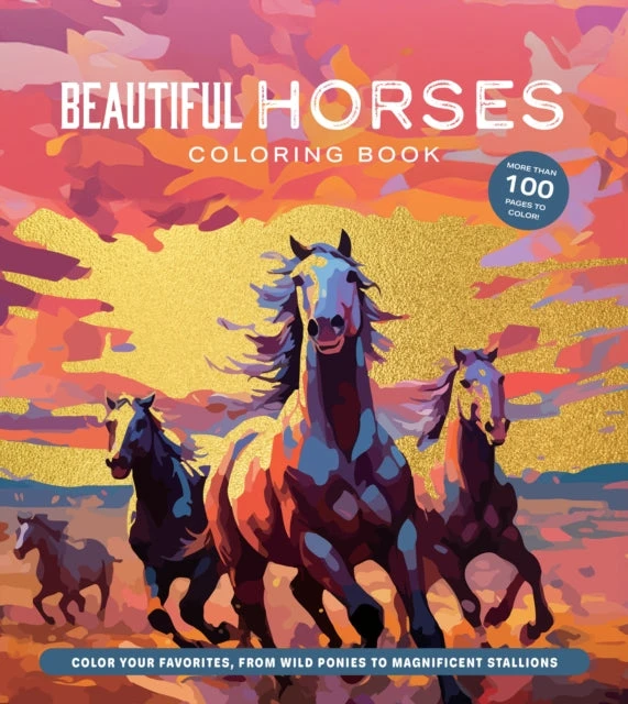 KNYGA Bookshop Beautiful Horses Coloring Book