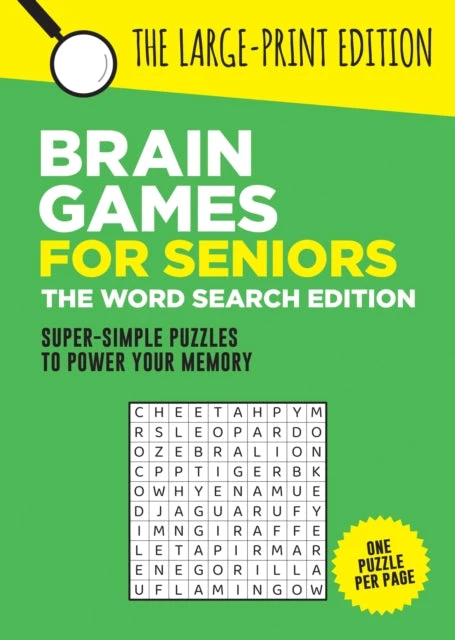 KNYGA Bookshop Brain Games for Seniors: The Word Search Edition