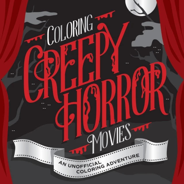 KNYGA Bookshop Coloring Creepy Horror Movies