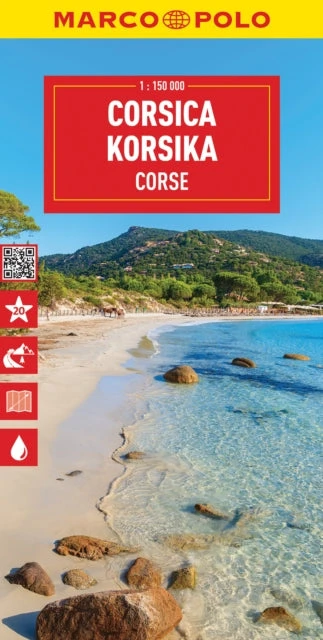 KNYGA Bookshop Corsica Marco Polo Map