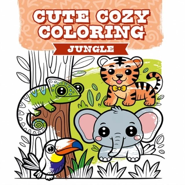 KNYGA Bookshop Cute Cozy Coloring: Jungle