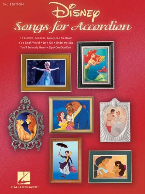 KNYGA Bookshop Disney Songs for Accordion