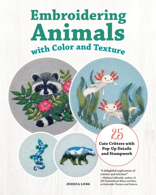 KNYGA Bookshop Embroidering Animals with Color and Texture
