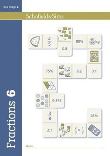 KNYGA Bookshop Fractions, Decimals and Percentages Book 6 (Year 6, Ages 10-11)