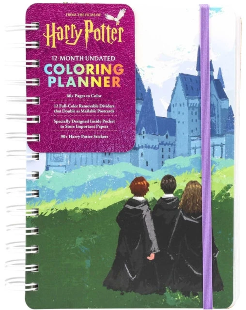 KNYGA Bookshop Harry Potter 12-Month Undated Coloring Planner
