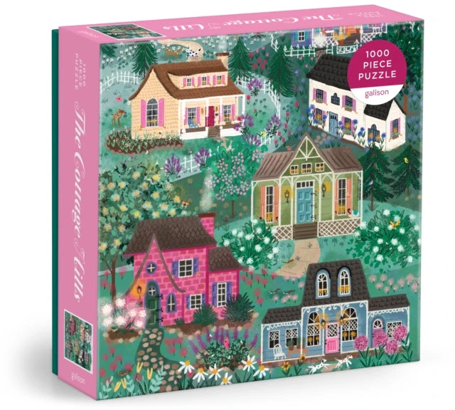 KNYGA Bookshop Joy Laforme The Cottage Hills 1000 Piece Puzzle in a Square Box