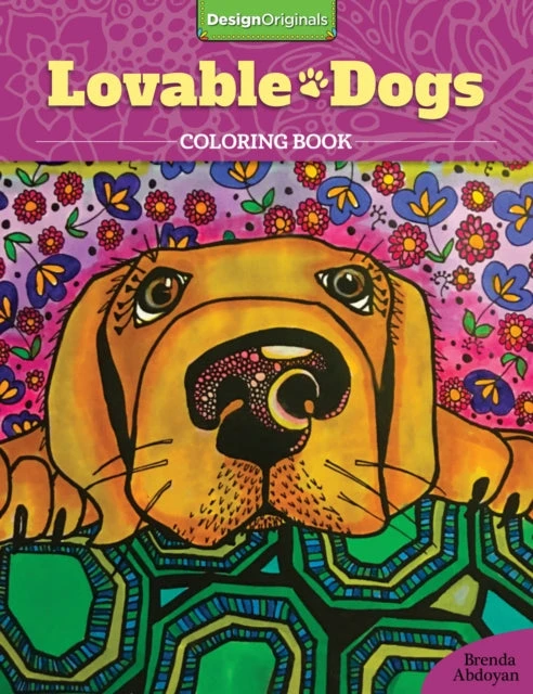 KNYGA Bookshop Lovable Dogs Coloring Book