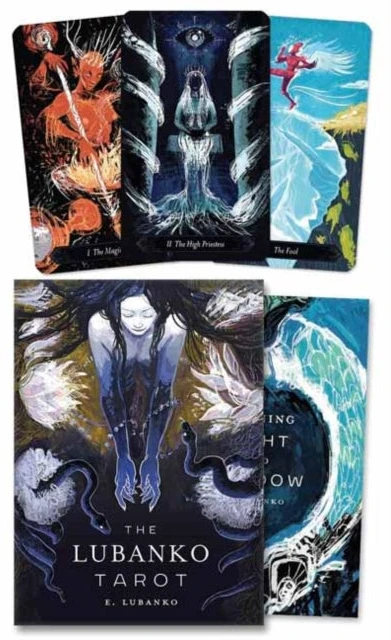 Llewellyn Lubanko mitinės tarot kortos su spalvotu vadovu (anglų k.)