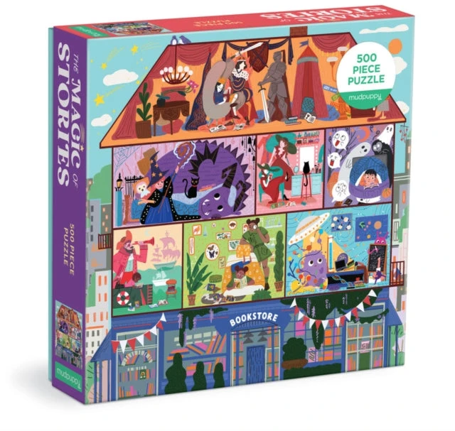 Mudpuppy „Magic of Stories“ 500 detalių šeimos dėlionė