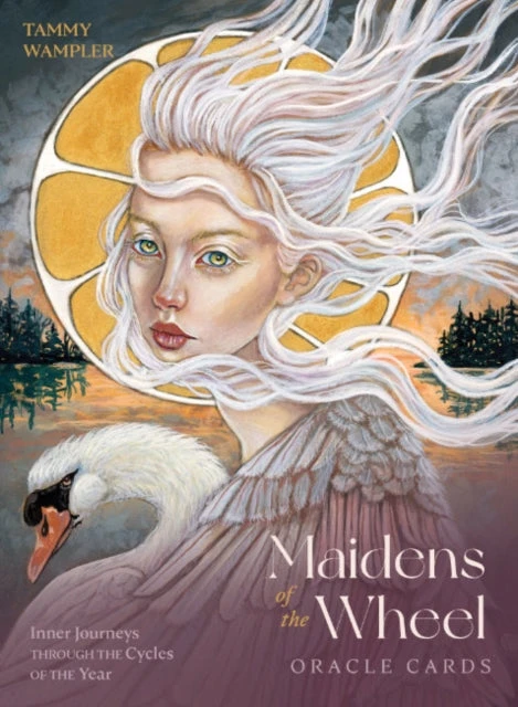 Blue Angel Mėlyna Angel Mėlyna Angel Maidens Of The Wheel Oracle Kortos