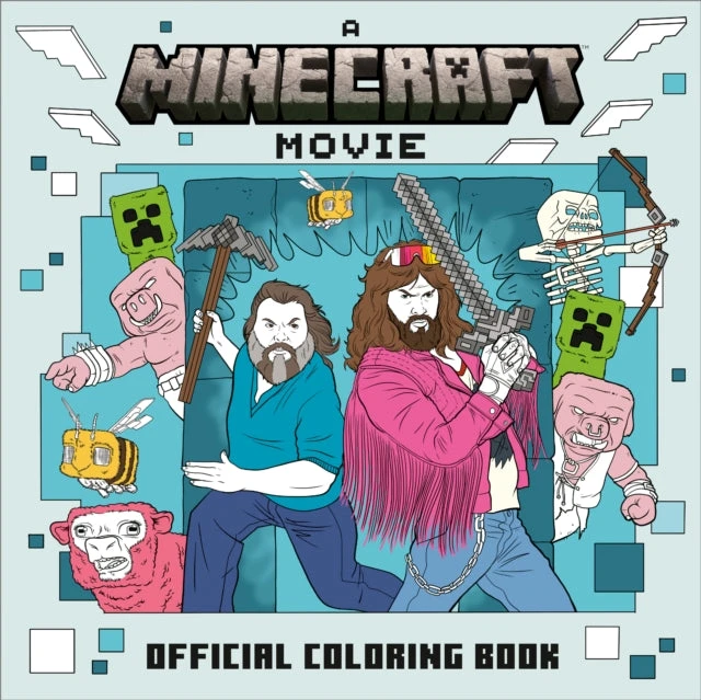 KNYGA Bookshop Minecraft Movie Official Coloring Book