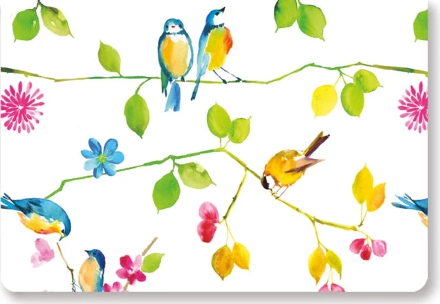 KNYGA Bookshop Note Card Watercolor Birds
