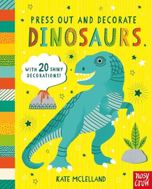 KNYGA Bookshop Press Out and Decorate: Dinosaurs