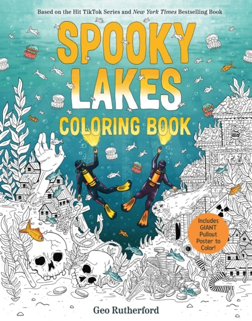 KNYGA Bookshop Spooky Lakes Coloring Book