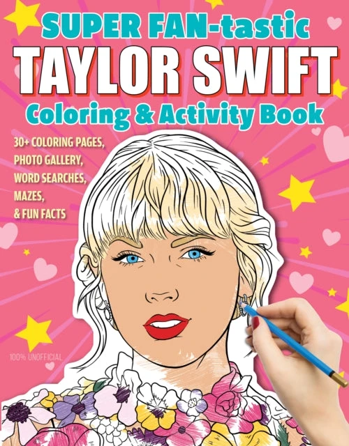 KNYGA Bookshop SUPER FAN-tastic Taylor Swift Coloring &amp; Activity Book