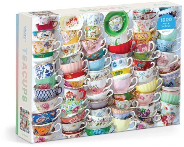Dėlionė Galison Teacups 1000 Piece Puzzle