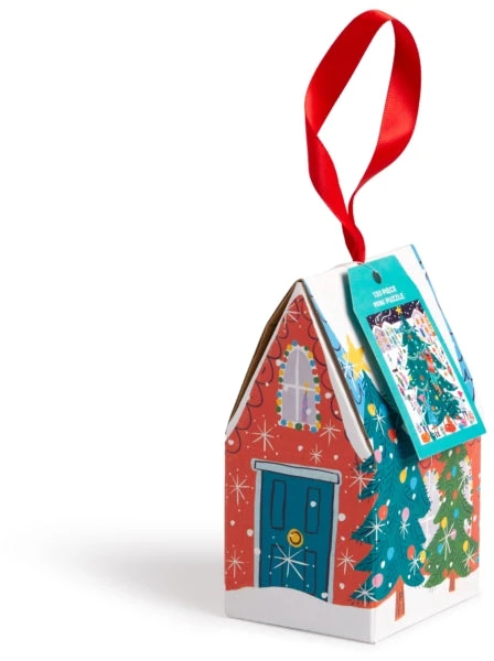 KNYGA Bookshop Tree Decorating 130 piece Puzzle Ornament