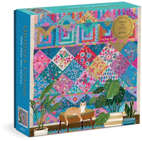 KNYGA Bookshop Victoria Ball Quilter's Corner 1000 Piece Foil Puzzle