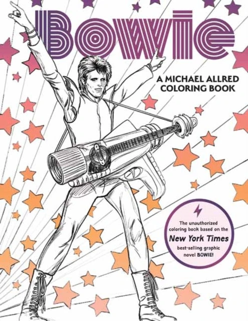 KNYGA BOWIE: A Michael Allred Coloring Book