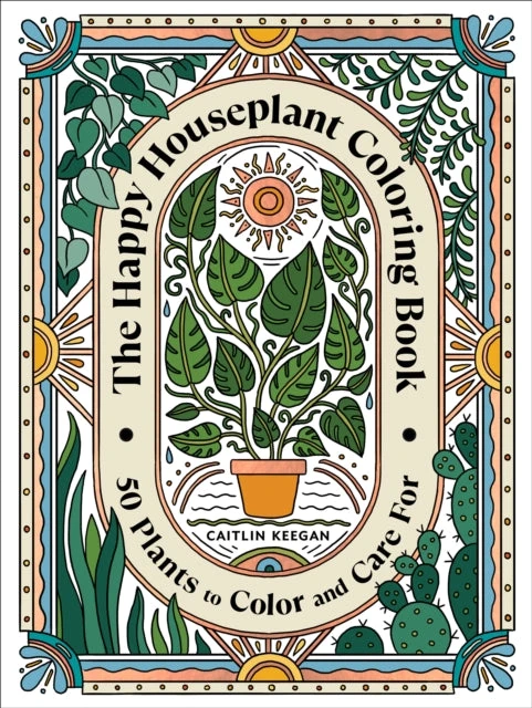 KNYGA Caitlin Keegan Happy Houseplant Coloring Book