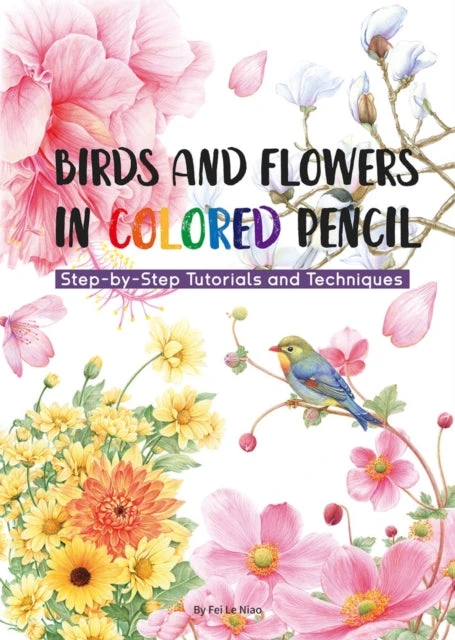 KNYGA Fei Le Niao Birds and Flowers in Colored Pieštukas