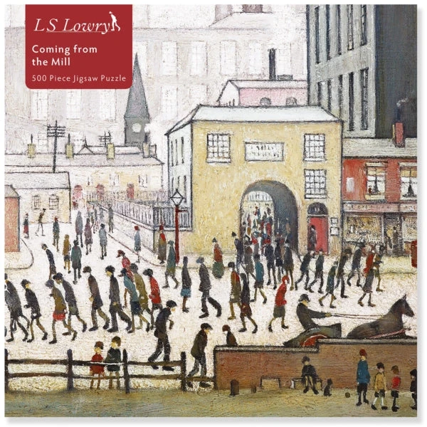 „Flame Tree Studio“ dėlionė suaugusiems L.S. Lowry: Atvykstant iš malūno (500 detalių)