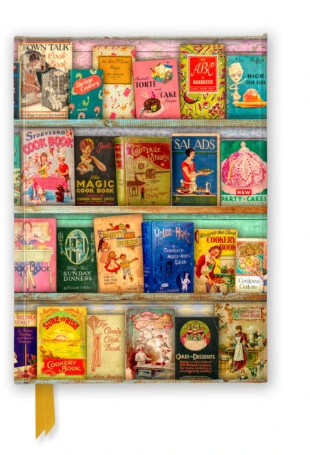 KNYGA Flame Tree Studio Aimee Stewart: Vintage Cook Book Library (Foiled Journal)