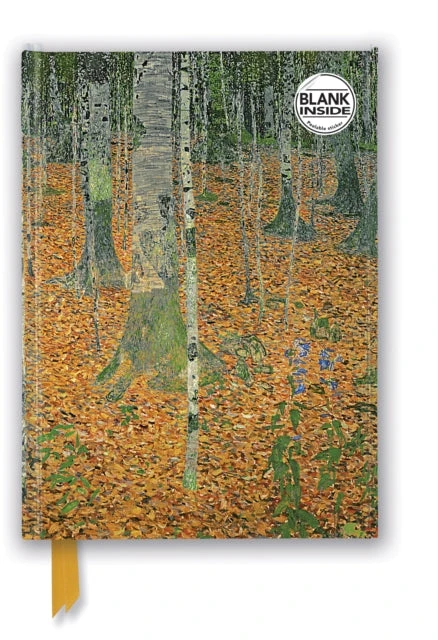 „Flame Tree Studio“ Gustavas Klimtas: Beržo mediena (blizgus užrašų knygelė)