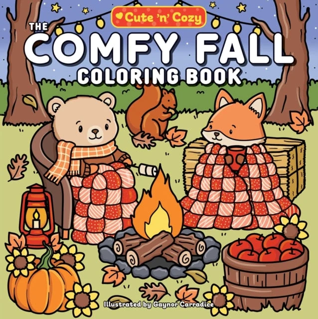 KNYGA Gaynor Carradice Comfy Fall Coloring Book