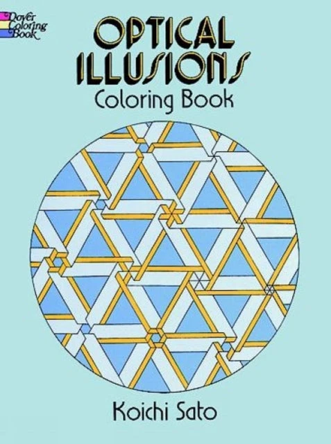 KNYGA Koichi Sato Optical Illusions Coloring Book