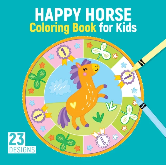 KNYGA Kristin Labuch Happy Horse Coloring Book for Kids