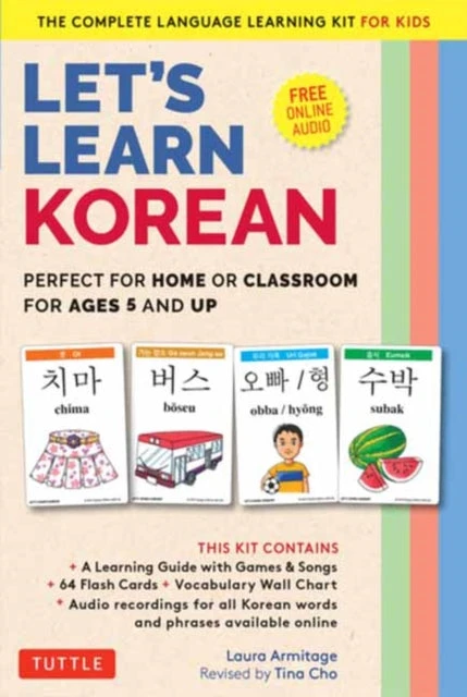 KNYGA Laura Armitage Let's Learn Korean Flash Card Kit