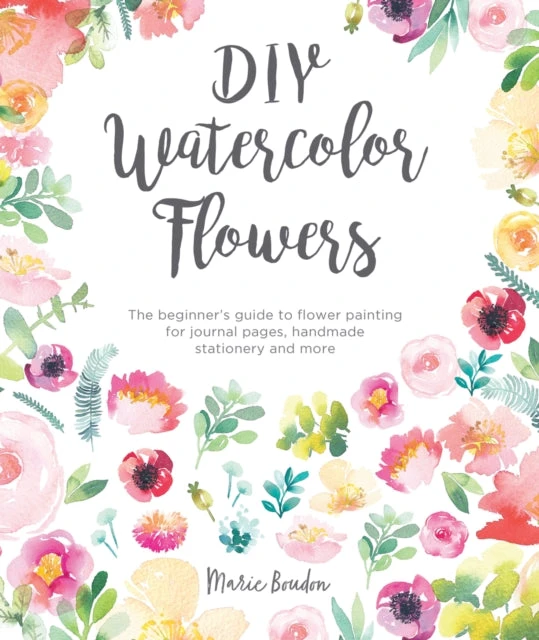 KNYGA Marie Boudon DIY Watercolor Flowers