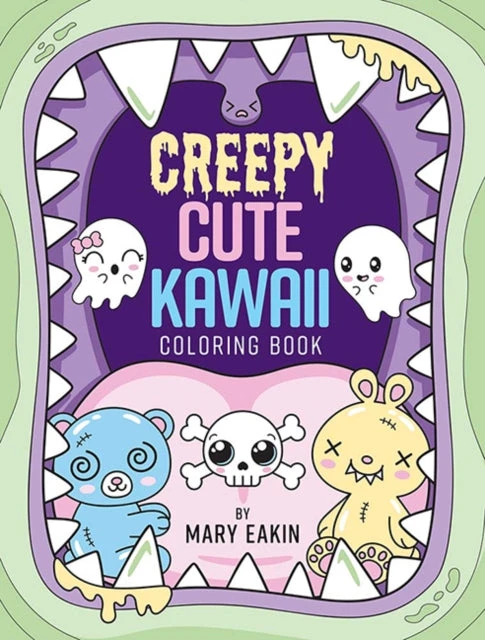 KNYGA Mary Eakin Creepy Cute Kawaii Coloring Book