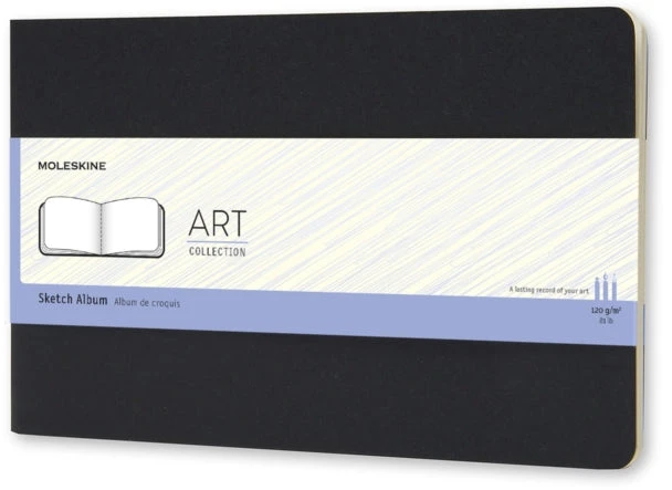 KNYGA Moleskine Large Art Plus Cahier Sketch Album Juodas