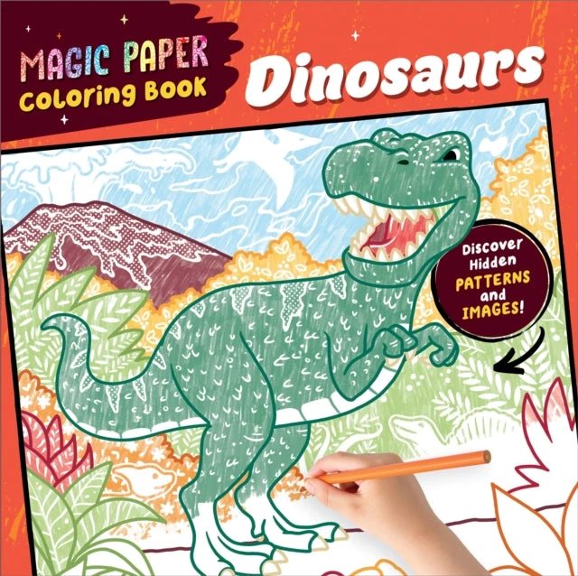 KNYGA Natascha Pitz Magic Paper Coloring Book Dinosaurs
