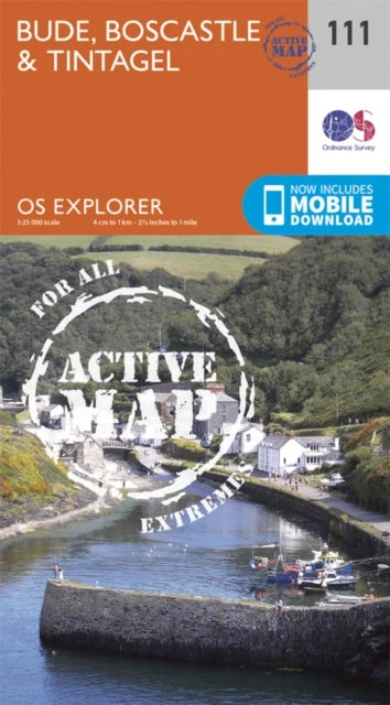 KNYGA Ordnance Survey Bude, Boscastle and Tintagel