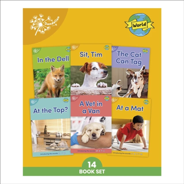 KNYGA Phonic Books Dandelion World Stages 1-7