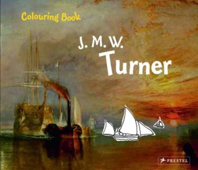 KNYGA Prestel Publishing Coloring Book Turner