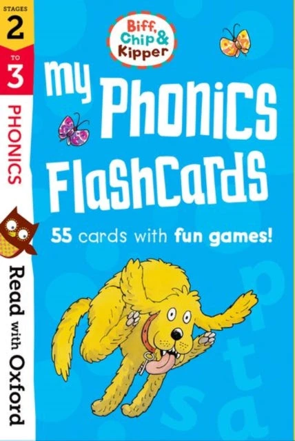 KNYGA Roderick Hunt Read with Oxford: Stages 2-3: Biff, Chip and Kipper: My Phonics Flashcards