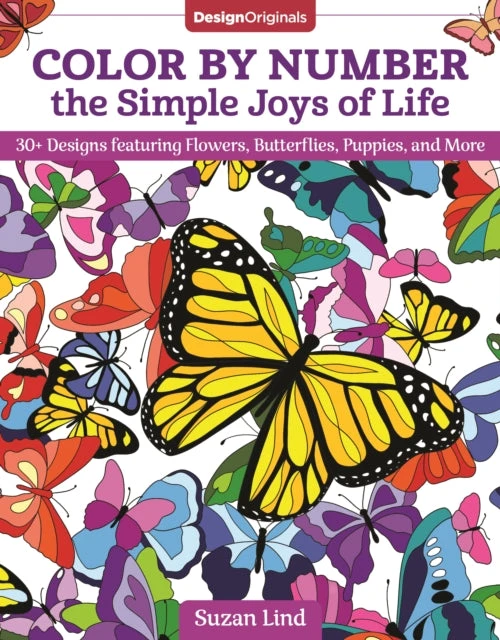 KNYGA Suzan Lind Color by Number the Simple Joys of Life