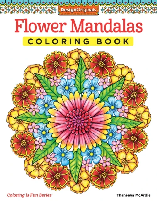 KNYGA Thaneeya Mcardle Flower Mandalas Coloring Book