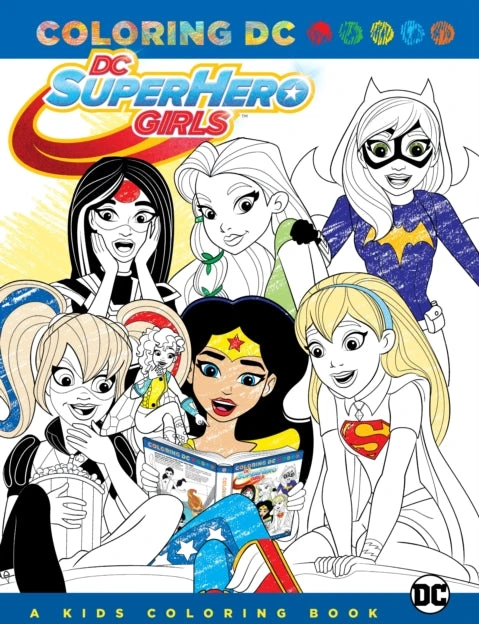 KNYGA Various DC Super Hero Girls: A Kids Coloring Book