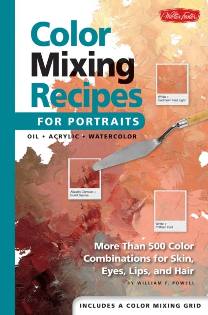 KNYGA William F Powell Color Mixing Recipes for Portraits