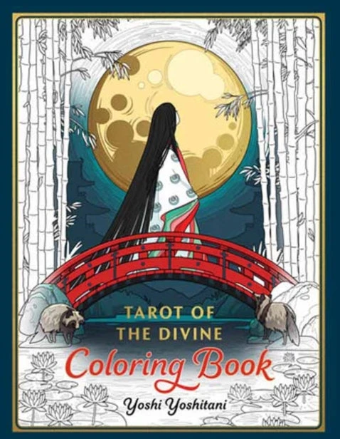 KNYGA Yoshi Yoshitani Tarot of the Divine Coloring Book, Inspired by Deities, Folklore, and Fairy Tales from Around the World