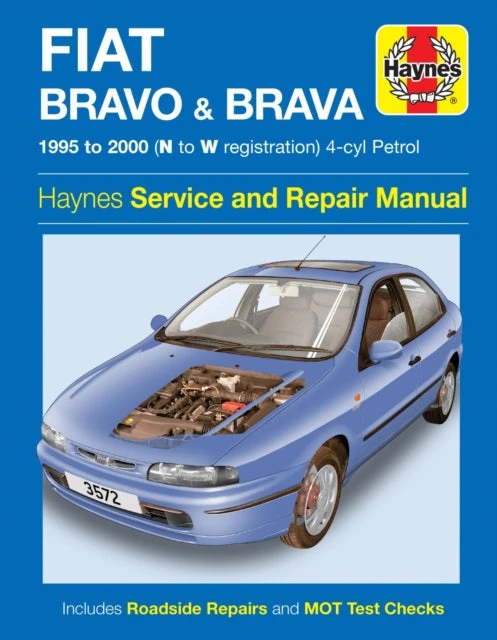KNYGA A K Legg Fiat Bravo ir Brava benzininiai (95 - 00) Haynes remonto vadovas