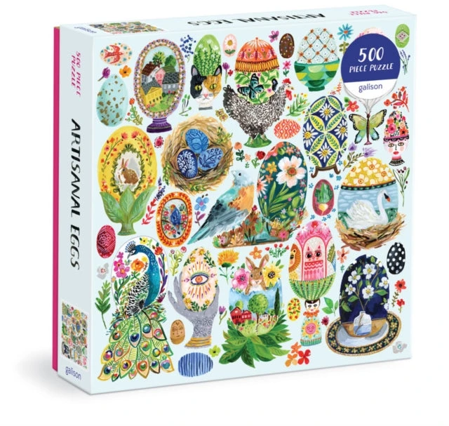 Dėlionė Galison Artisanal Eggs 500 Piece Puzzle