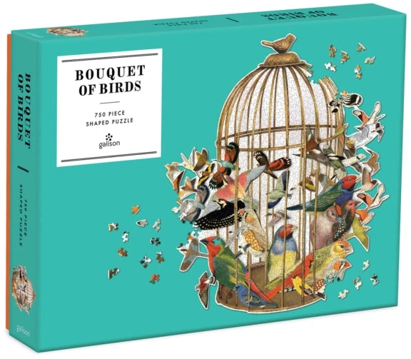 Dėlionė „Galison Bouquet of Birds“, 750 detalių