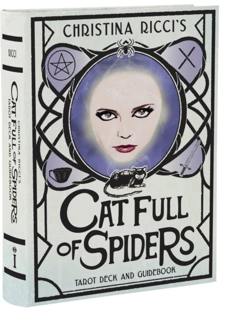 Insight Editions Taro kortų rinkinys - Christina Ricci Katė Pilna Vorų 78 Kortos 128 Puslapių Gidas